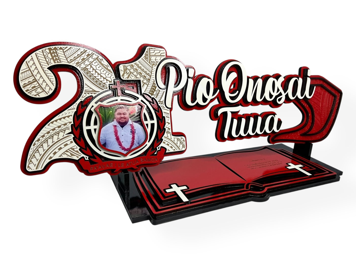 A008 - '21'/samoan shield